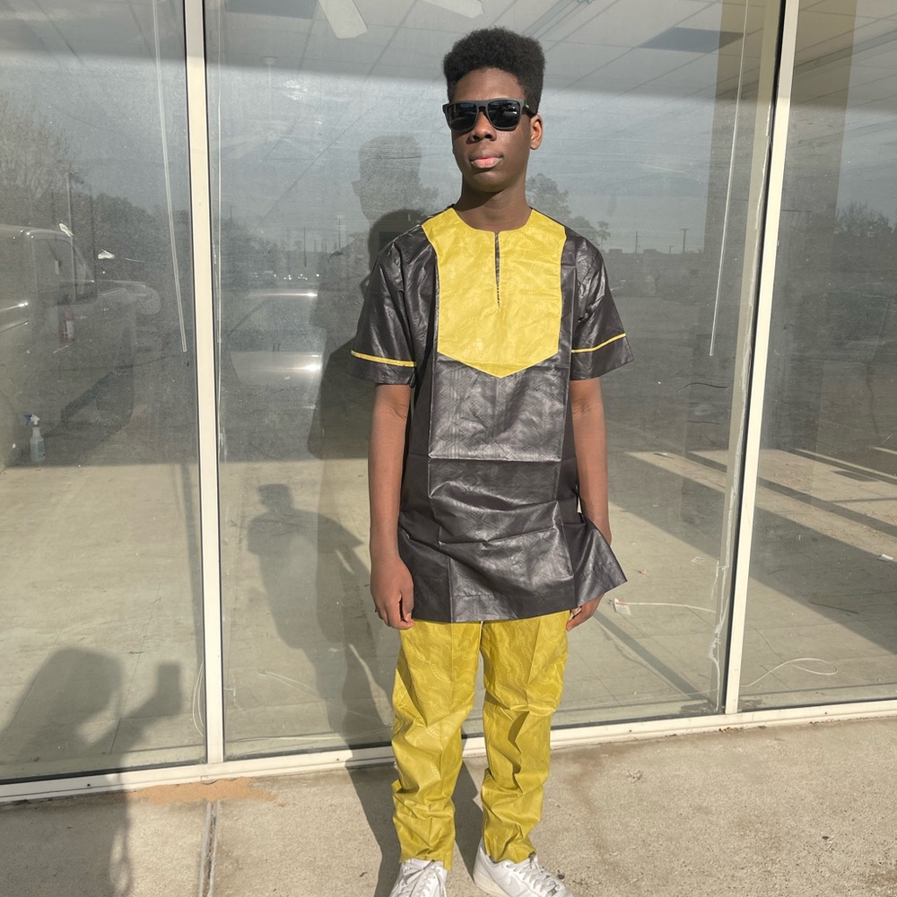 African clothing for men top and bottom Danshiki